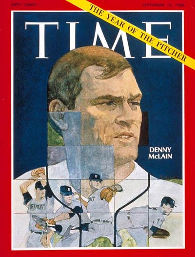 Denny McLain 09/13/68 Time Magazine Cover